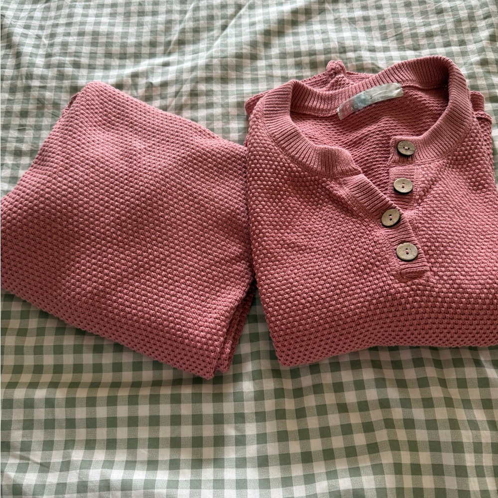 Free People Hailee Knit Lounge Set
